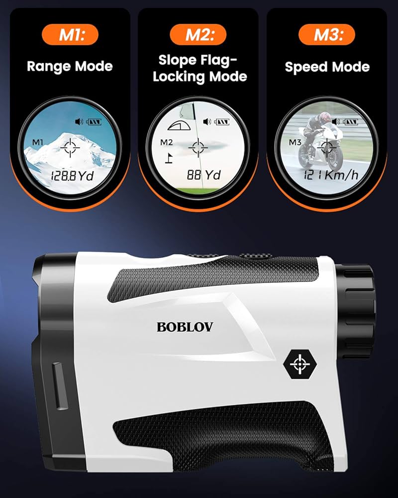 BOBLOV ゴルフ用レーザー距離計 650ヤード 新品電池 動作確認済み BOBLOV ゴルフ用レーザー距離計 650ヤード 新品電池 動作確認